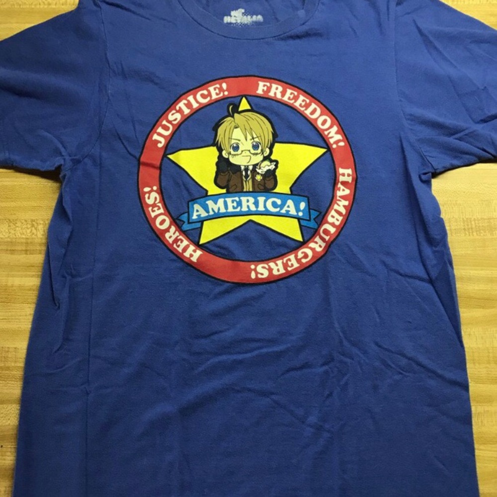 Hetalia ‘America Hero’ Anime T-Shirt